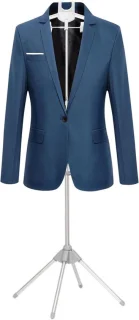 Stoomstandaard Kleding - Strijkrek Kledingstomer - Kleding Stomen - Kantelbestendig Ontwerp - 160 cm - Grijs