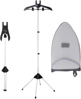 Stoomstandaard Kledingrek 160 cm Zwart