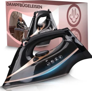 Stoomstrijkijzer 2600w zwart