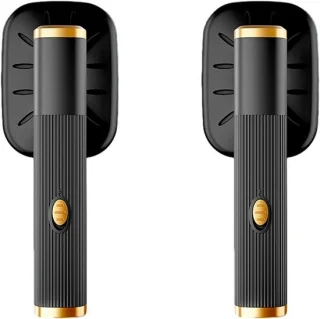 Stoomstrijkijzer mini - 2 stuks - zwart