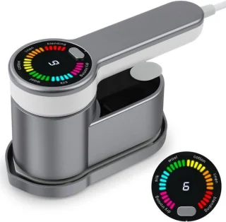 Stoomstrijkijzer reismodel kledingstomer handheld blauw