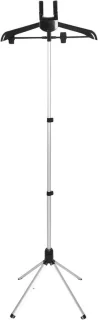 Stoomstrijkrek kledingstomerstandaard 147 cm zwart