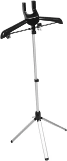 Stoomstrijkrek opvouwbaar verstelbaar 147 cm zwart