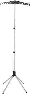 Stoomstrijkstandaard Kledinghanger 147 cm Zwart