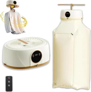 Strijkapparaat - Kledingdroger - Kreukvrij maken - 2-in-1 technologie - 10 kg capaciteit - Wit