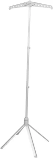 Strijkijzer Standaard - Kledinghanger Stomer - Kleding Stomen - In Hoogte Verstelbaar - 147 cm Hoog - Grijs