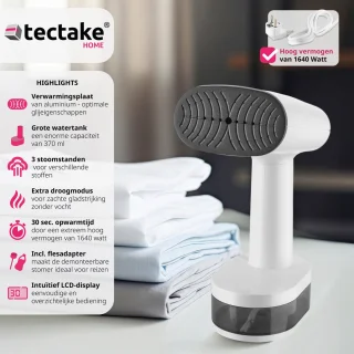 tectake Kledingstomer 4-standen Adapter Reis