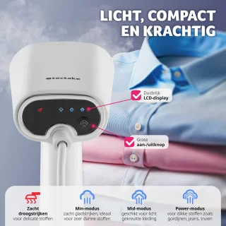 tectake Kledingstomer 4-standen Adapter Reis