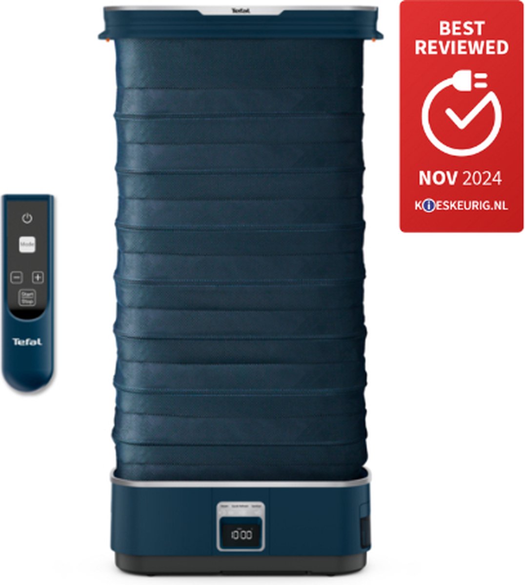 Wat vinden we goed aan de Tefal Care For You First YT2020 Kledingstomer Donkerblauw
