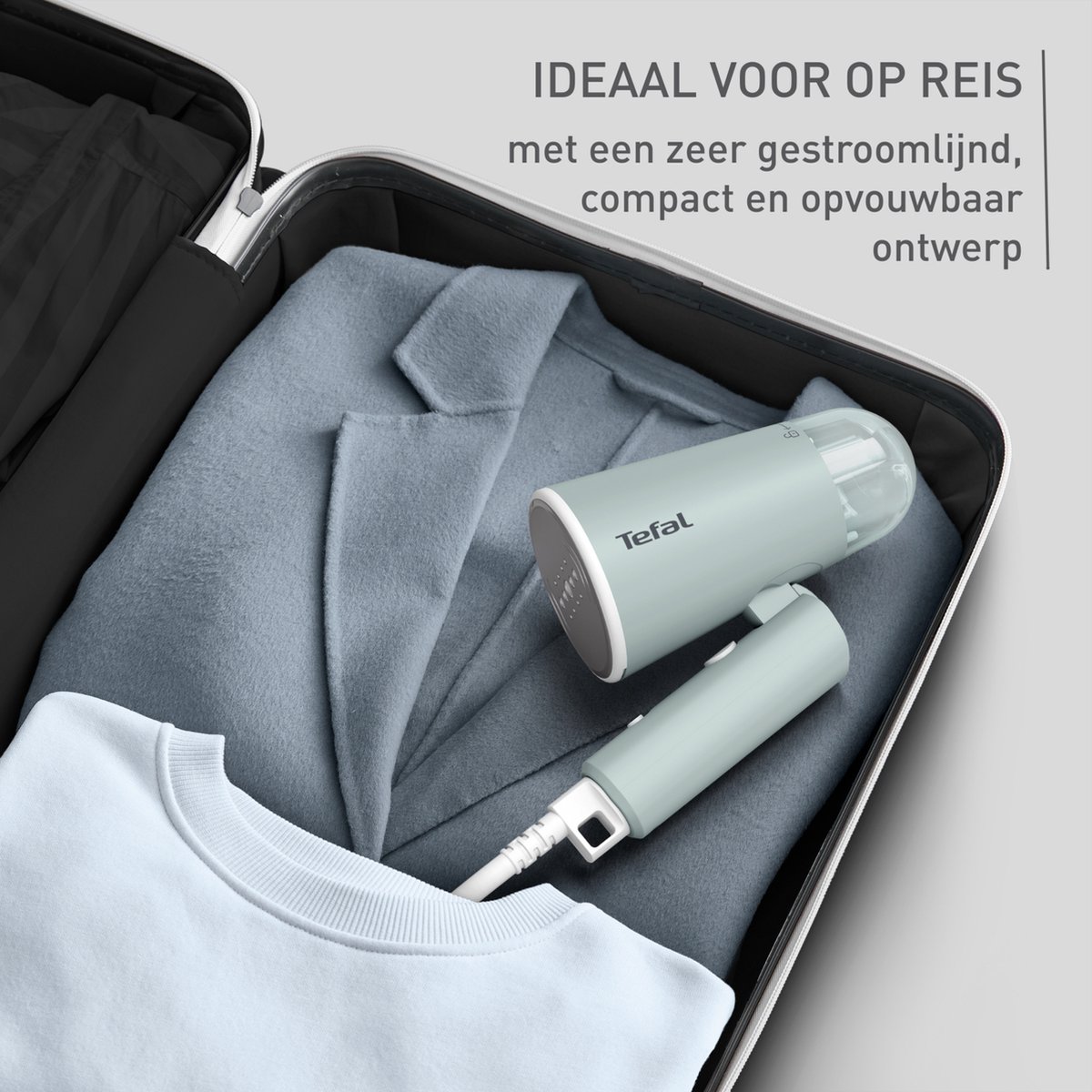 Tefal Origin Travel DT1034 Kledingstomer Eucalyptus
