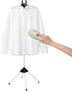 Telescopische kledinghouder voor stoomreiniger - 160 cm - Zwart