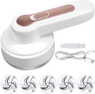 Textielstomer - kledingreiniger - oplaadbaar via usb