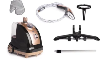 The Luxury Kledingstomer met statief en hanger - Zwart/Roze