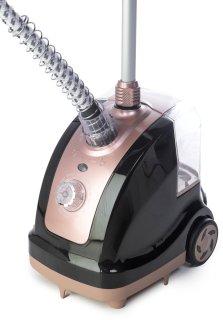 Wat vinden we goed aan de The Luxury Kledingstomer met statief en hanger - Zwart/Roze