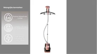 The Luxury Kledingstomer met statief en hanger - Zwart/Roze