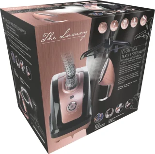 The Luxury Kledingstomer met statief en hanger - Zwart/Roze