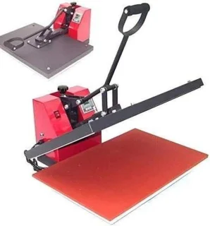 Transferpers textielpers drukmachine 38x38 cm zwart