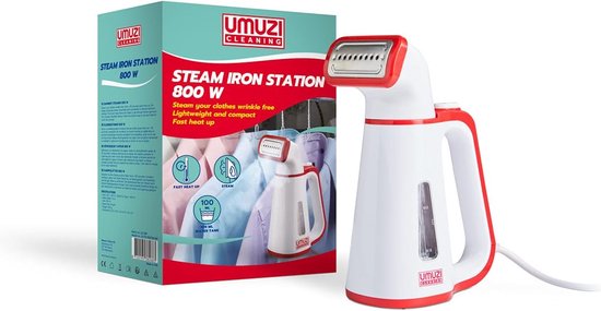 UMUZI CLEANING Kledingstomer Wit/Rood