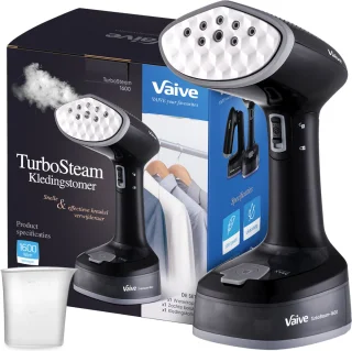VAIVE TurboSteam Inklapbare Kledingstomer Zwart
