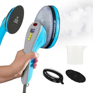 Verticale kledingstomer blauw