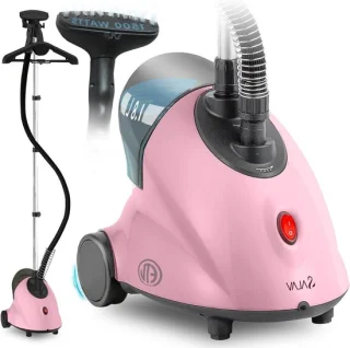 Verticale kledingstomer roze