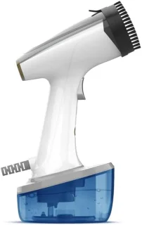 Verticale stoomstrijkijzer - 200 ml reservoir - grijs wit
