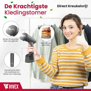Vivex Kledingstomer Handstomer Gratis Opzetstuk Extra Reservoir