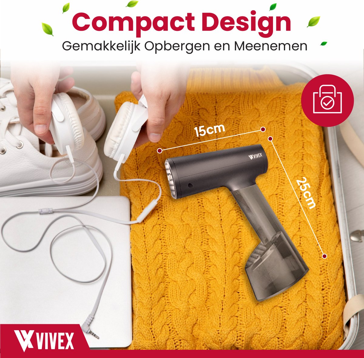 Vivex Kledingstomer Handstomer Gratis Opzetstuk Extra Reservoir