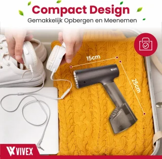Vivex Kledingstomer Handstomer Gratis Opzetstuk Extra Reservoir