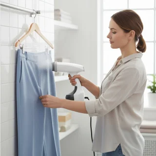 Vivid Green Kleding- en Handstomer Wit