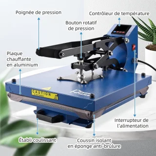 Warmtepers voor T-shirts en Textiel