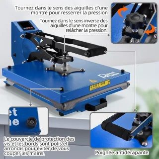 Warmtepers voor T-shirts en Textiel