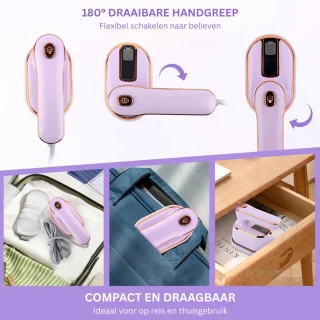 White-Label® Kledingstomer Compact Paars