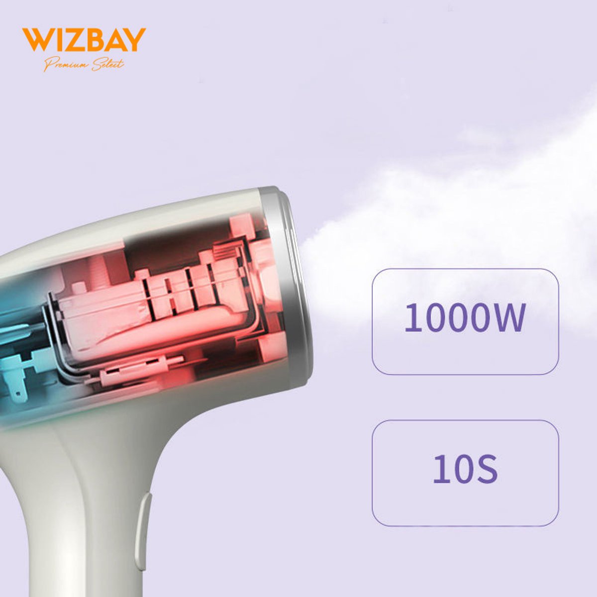 WizBay Premium Select Kledingstomer 1000W