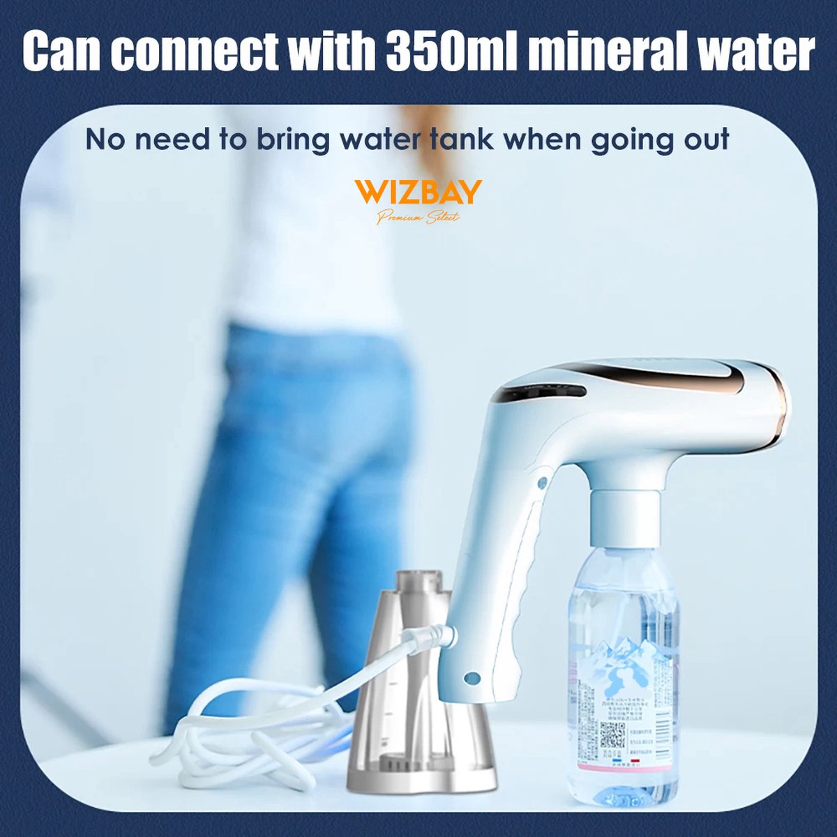 WizBay Premium Select Kledingstomer 1600W met Opzetstukken