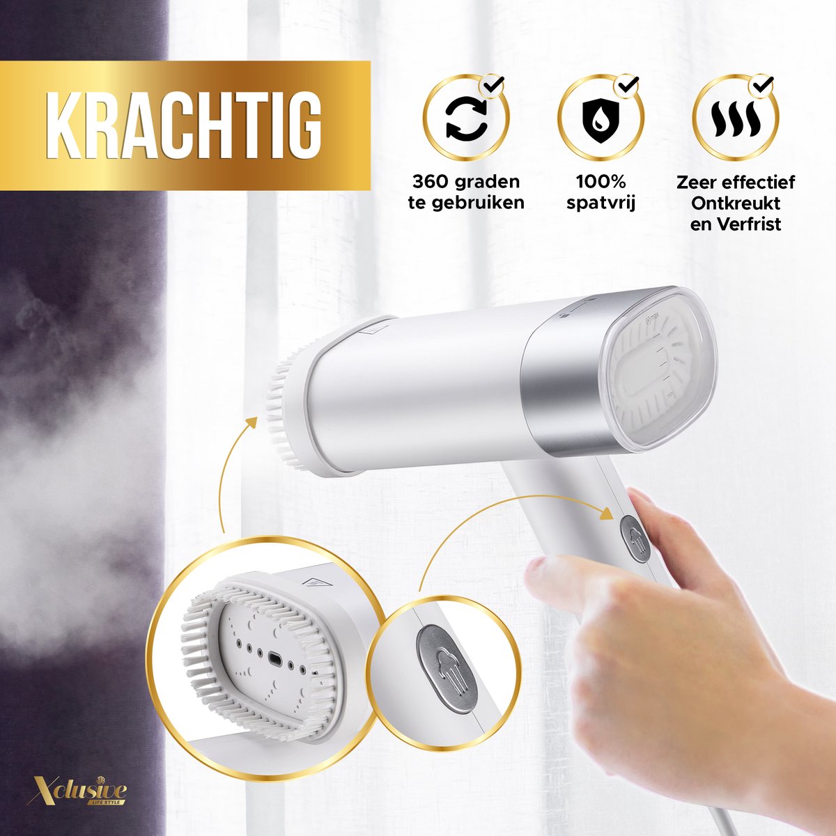 Xclusive-lifestyle Kledingstomer Handstomer Inklapbaar