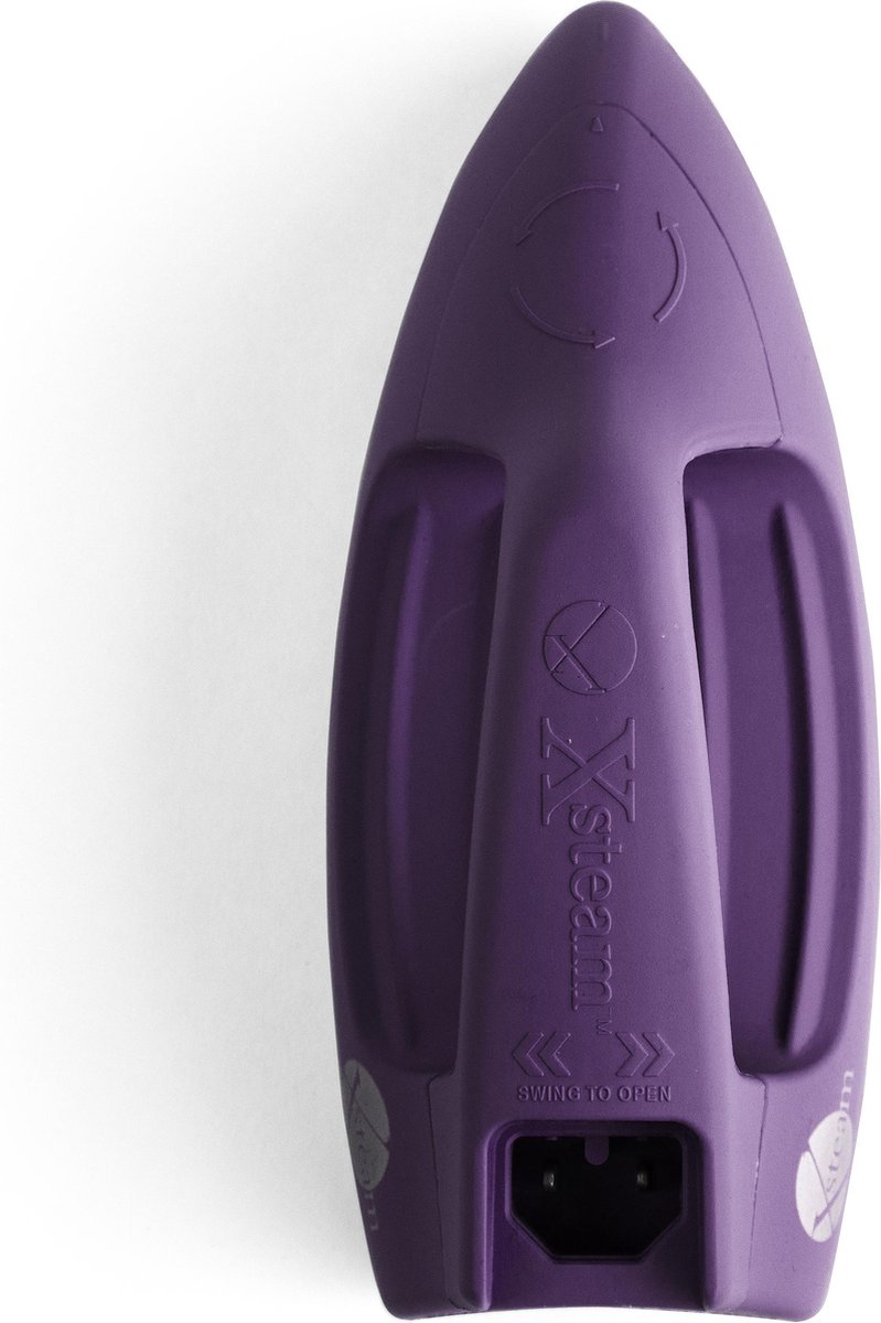 XSTEAM travel garment steamer paars handheld kledingstomer