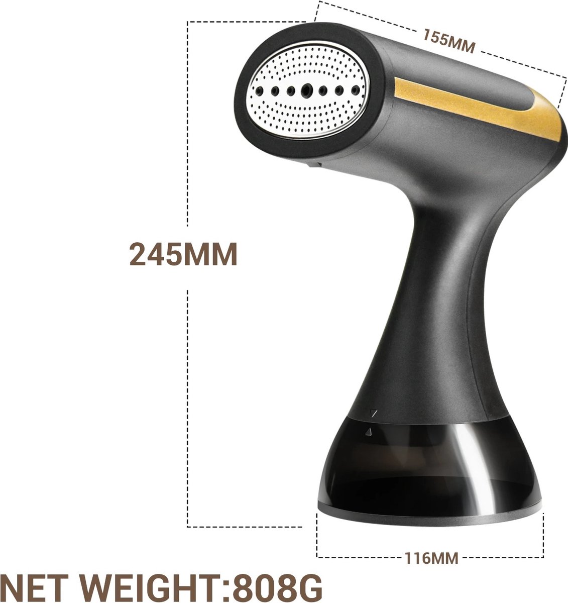 YAR Kledingstomer 350ml Zwart