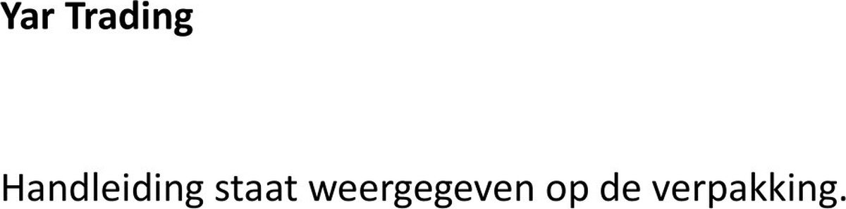 YAR Kledingstomer 350ml Zwart