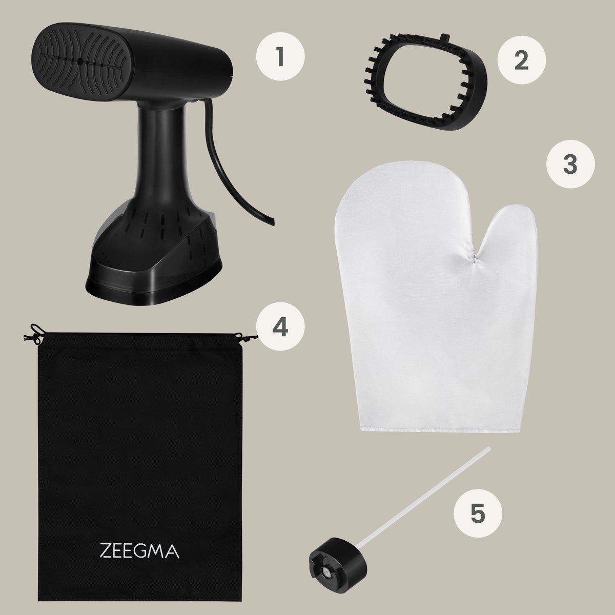 Zeegma Friskeer 2-in-1 Stoomstrijker