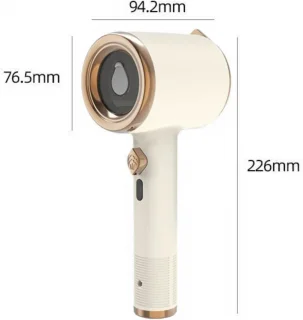 ZYLARO 2-in-1 Kledingstomer en Strijkijzer Crème Wit