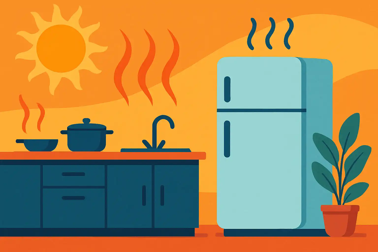Hittegolf in de keuken? zo houd je je koelkast koel zonder je energierekening te slopen