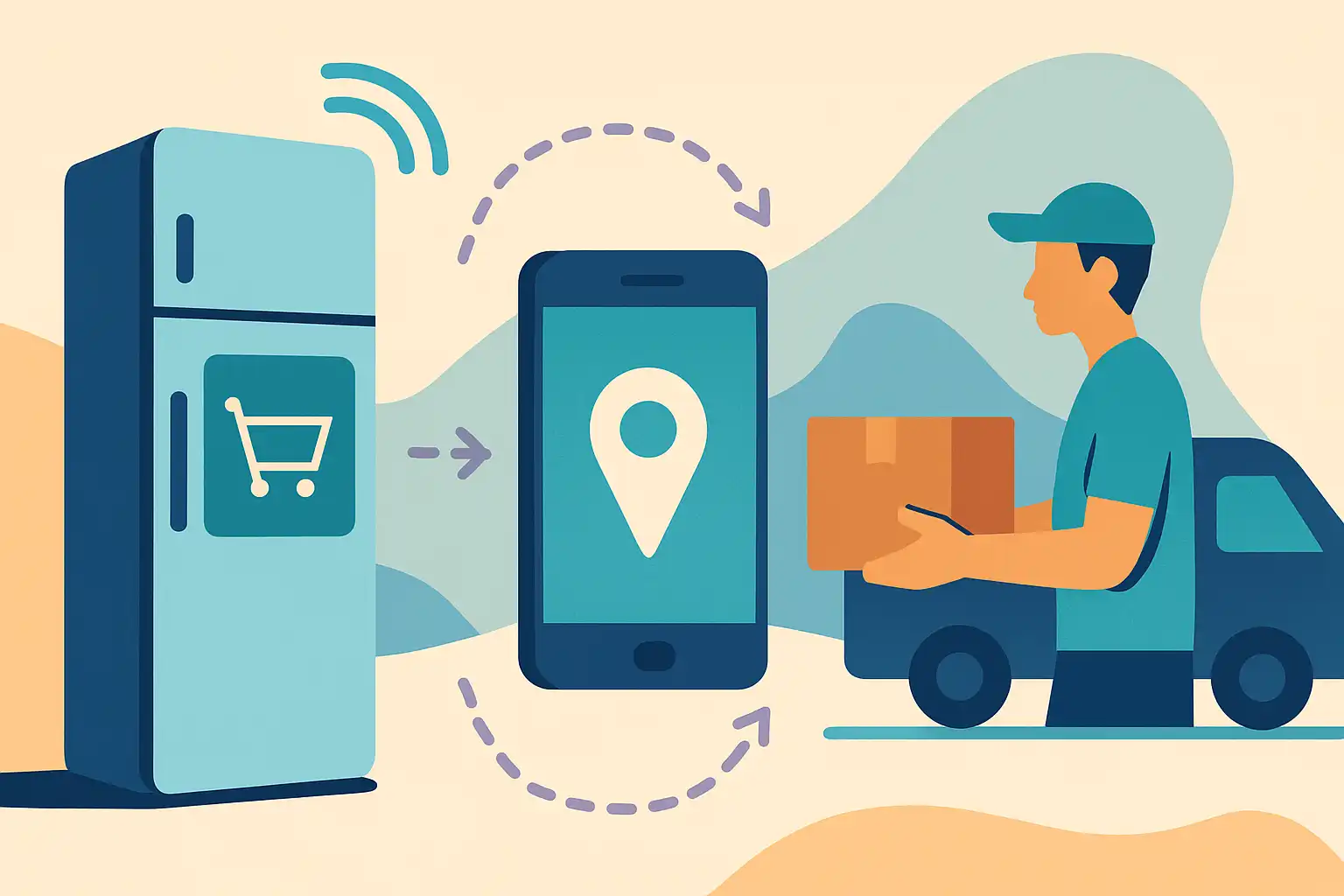 Hoe slimme koelkasten samenwerken met bezorgdiensten: de toekomst van contactloze levering bij jou thuis