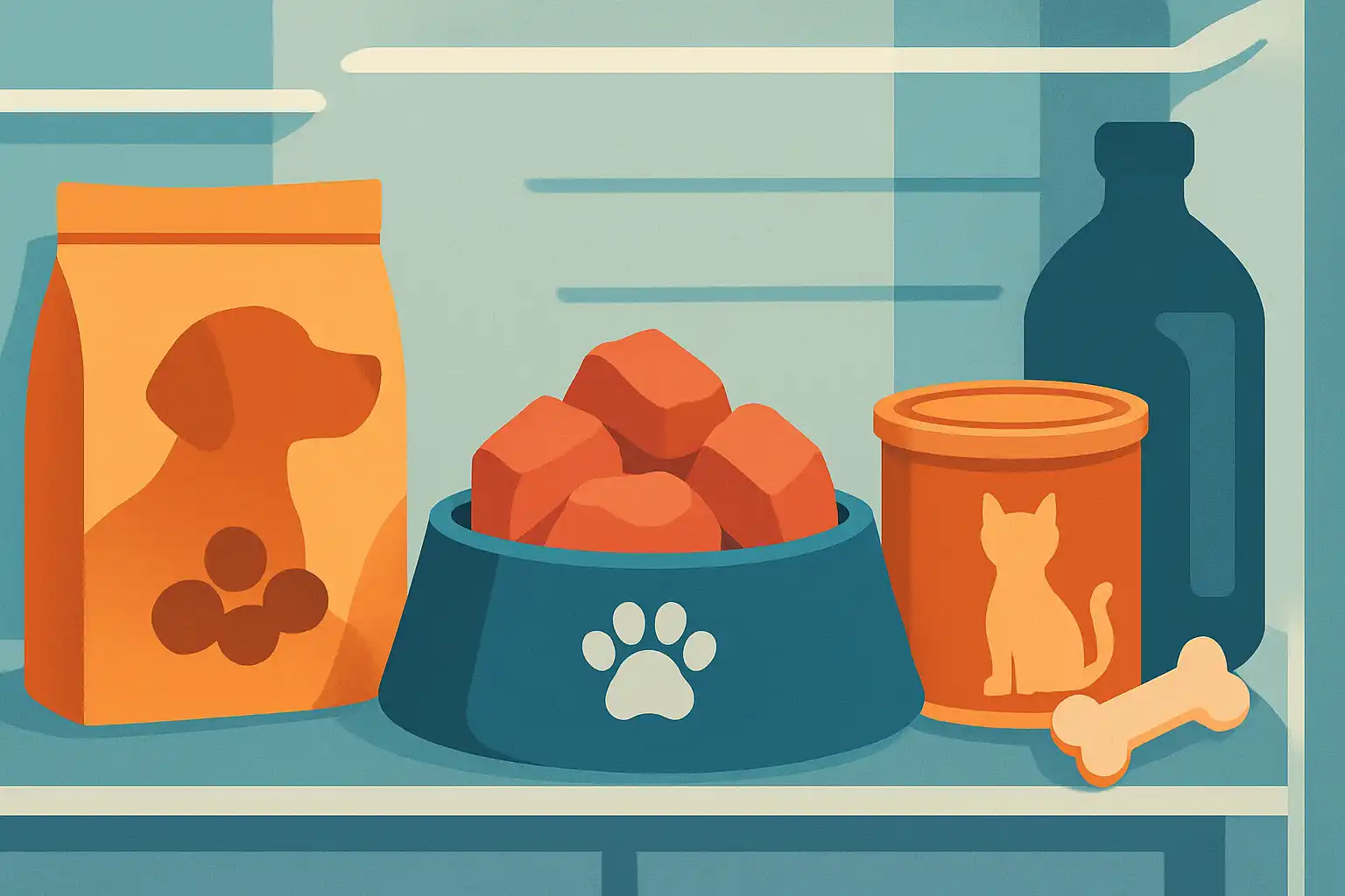 Huisdiervoer in de koelkast: zo houd je natvoer, rauwvoer en traktaties echt vers