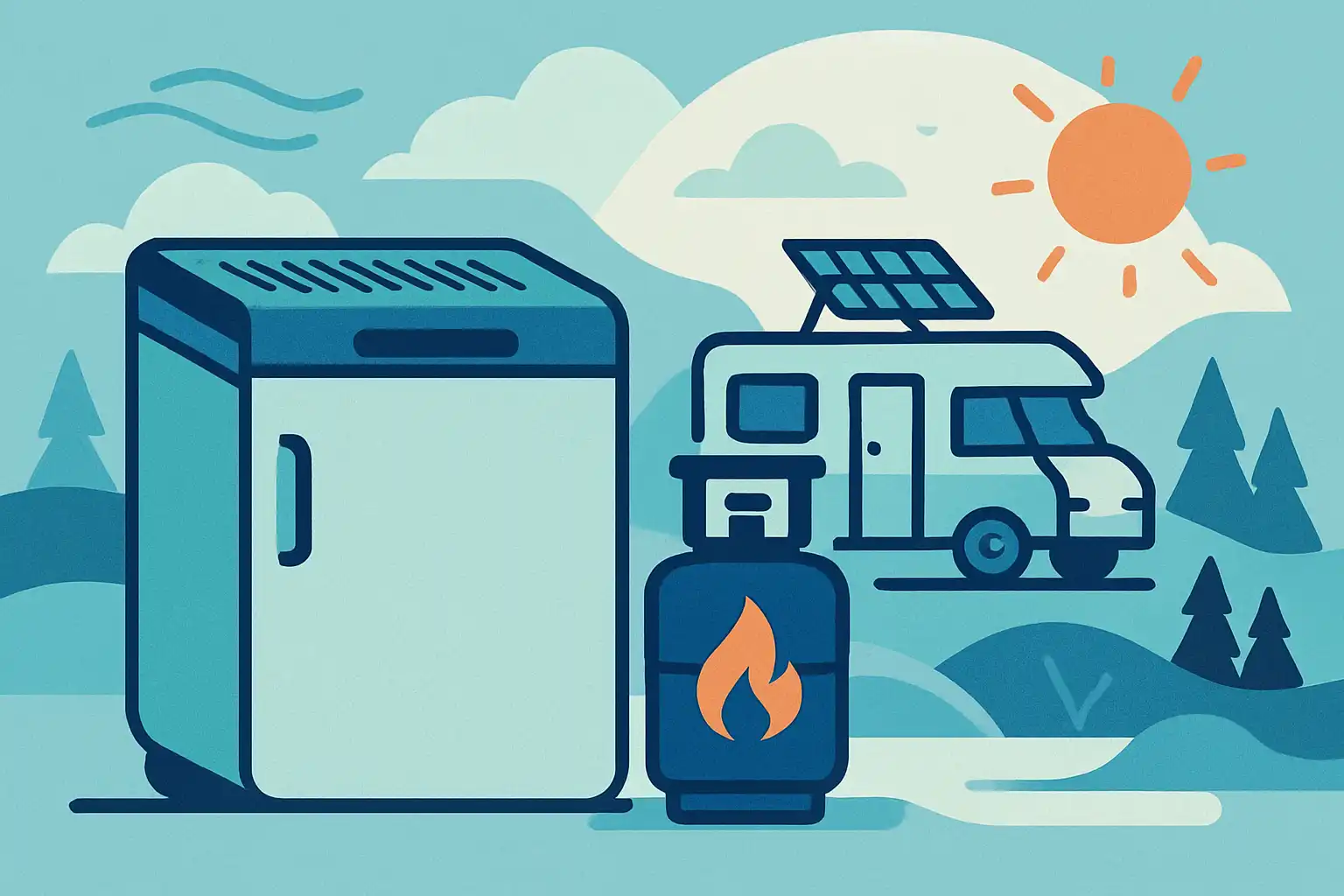 Koelen zonder stopcontact: alles over gas- en absorptiekoelkasten voor campers en off-grid avonturiers
