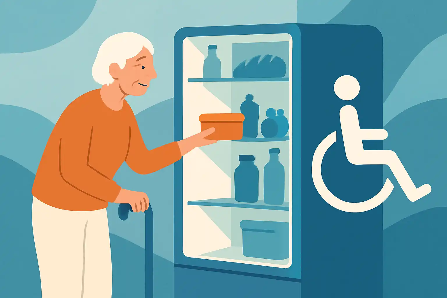 Toegankelijke koelkasten: hoe slimme ontwerpkeuzes het leven van ouderen en mensen met een beperking makkelijker maken