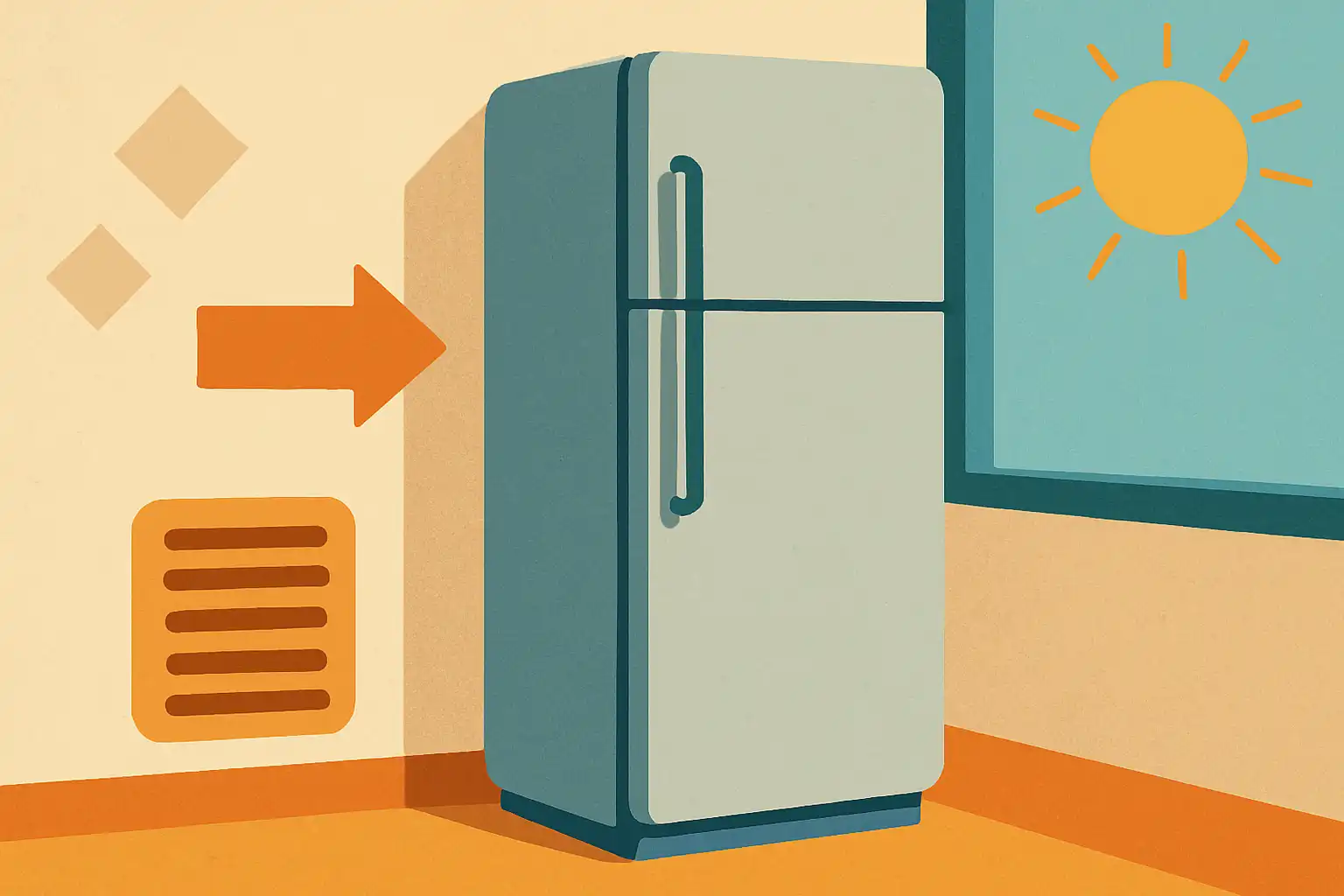 Waar zet je je koelkast het beste? slimme tips over deurrichting, ventilatie en zonlicht die écht verschil maken