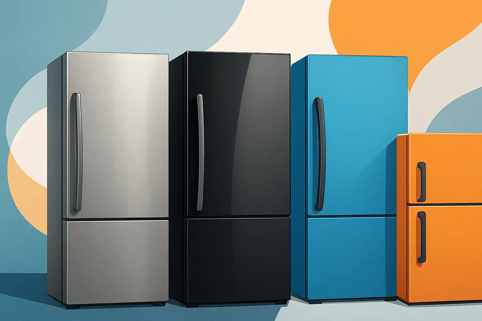 Zo kies je de beste afwerking voor je koelkast: van vingerafdrukvrij rvs tot glas en gekleurde panelen