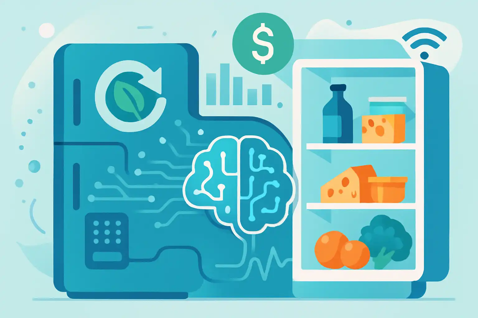 Zo werkt ai in je koelkast: hoe slimme algoritmes voedselverspilling en energiekosten verminderen