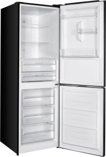 Wiggo WR‑CD18NFB(B) – Koel‑Vriescombinatie – 323 L – No Frost – 2 Deuren – 39 dB – Energieklasse B – 5 Jaar Garantie – Zwart